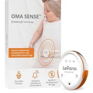Levana Oma Sense Baby Movement Monitor - White and Orange